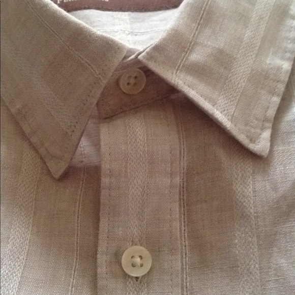 Perry Ellis x-Lg Linen short sleeve shirt. - Picture 4 of 6